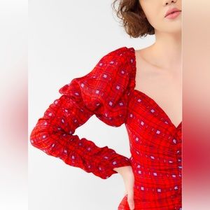 FINDERS KEEPERS THE LABEL Red long sleeve dress